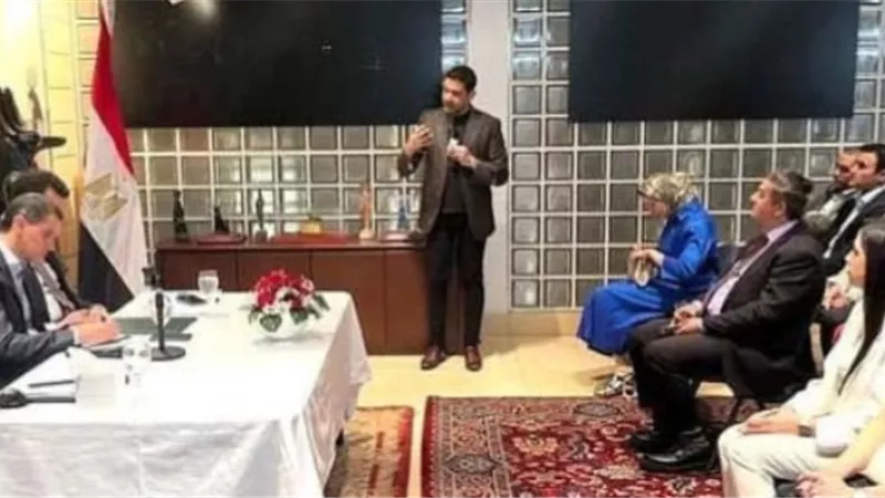 السفير المصري يلتقي برموز وأعضاء الجالية المصرية باليابان