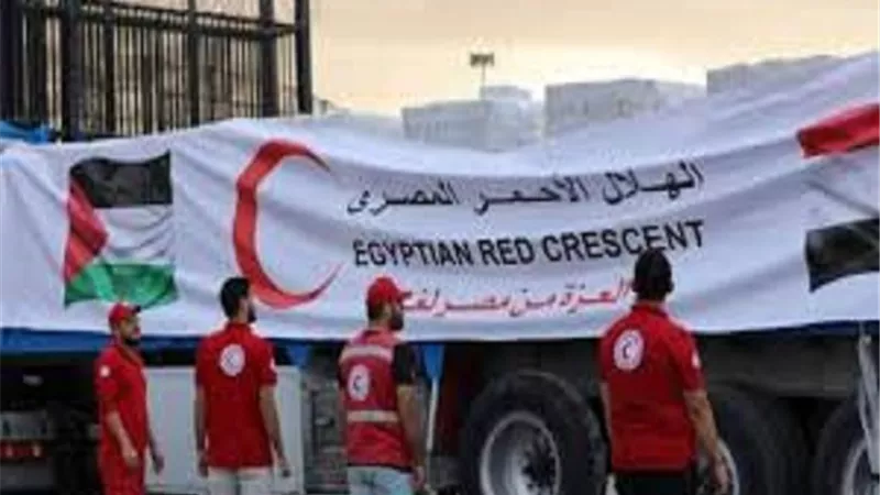 الهلال الأحمر المصري يرفع درجة الاستعداد القصوى في العريش
