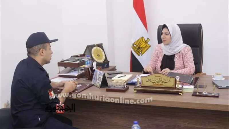 نائب محافظ دمياط تبحث إحتياجات الحماية المدنية