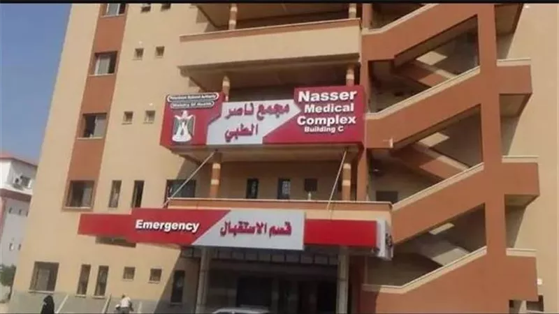 مجمع ناصر الطبي في غزة يستقبل الأسرى الفلسطينيين المحررين