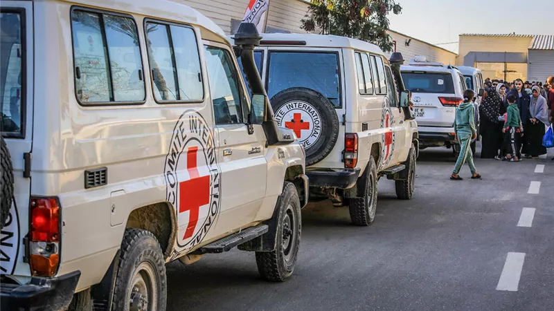 الصليب الأحمر يتسلم الدفعة الثانية من الرهائن الإسرائيليين في قطاع غزة