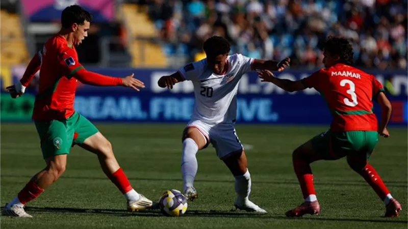 ثنائي المغرب يُزينان التشكيل المثالي لربع نهائي مونديال الشباب