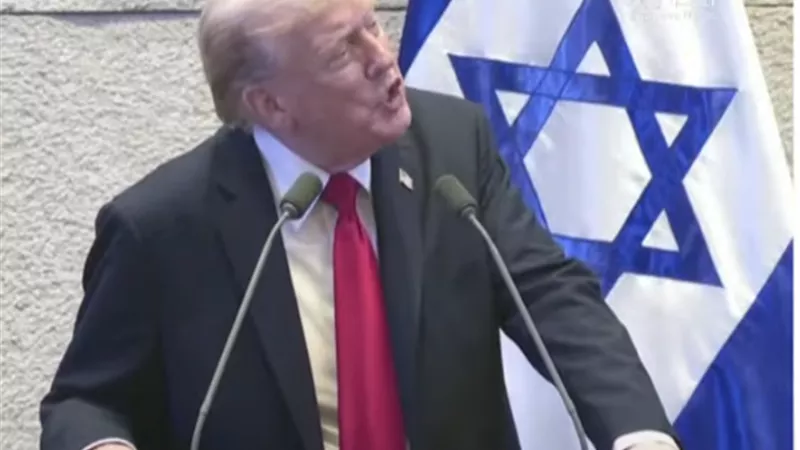 ترامب: نحتفل في هذا اليوم العظيم بتعزيز السلام في الشرق الأوسط