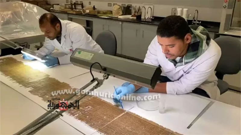 حوار حصري من داخل مركز الترميم بالمتحف المصري الكبير..صور