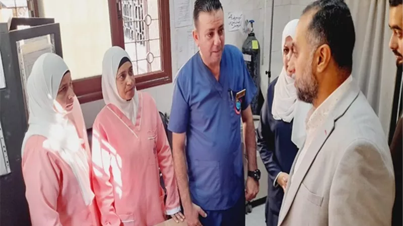 وكيل صحة شمال سيناء يزور مركز العريش ويحيل المتغيبين للتحقيق