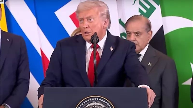 الرئيس الأمريكي: بدأنا اليوم إعادة البناء وتحقيق انفراجة في الشرق الأوسط