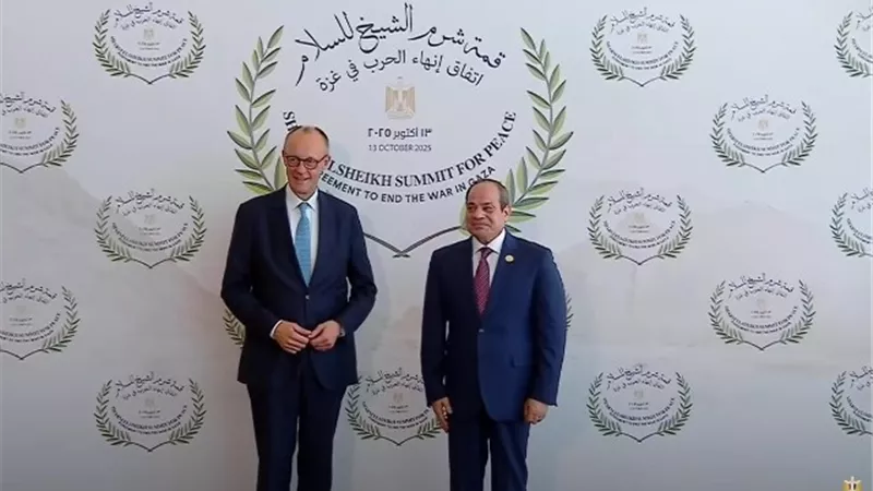المستشار الألمانى: لولا جهد الرئيس السيسى ما توصلنا إلى اتفاق
