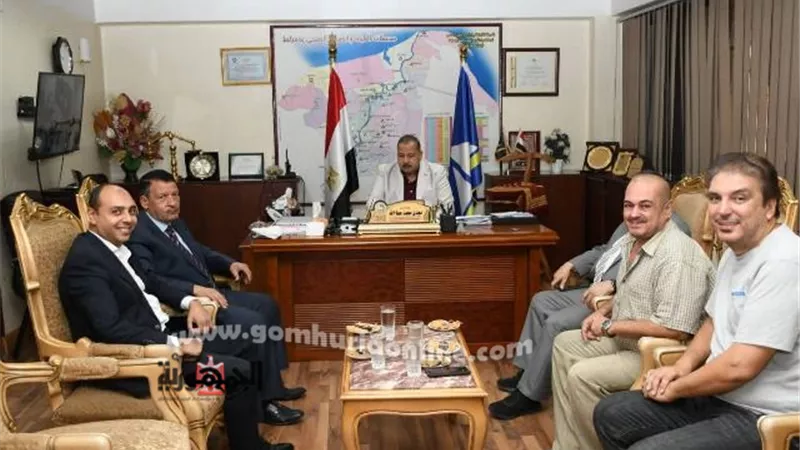 رئيس مياه دمياط يبحث رفع كفاءة رؤساء القطاعات
