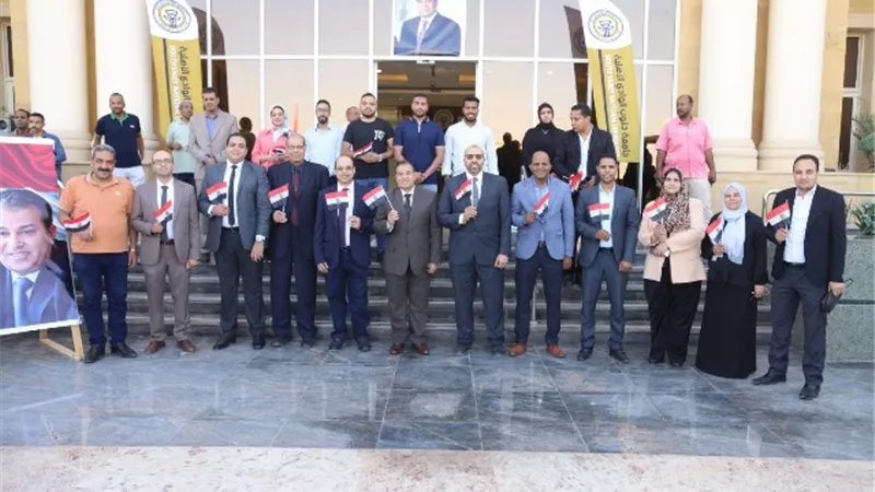 عكاوي يشهد احتفالية الجامعة الاهلية بانتصارات اكتوبر المجيدة