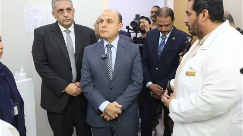 محافظ كفرالشيخ يتفقد مستشفى قلين التخصصي