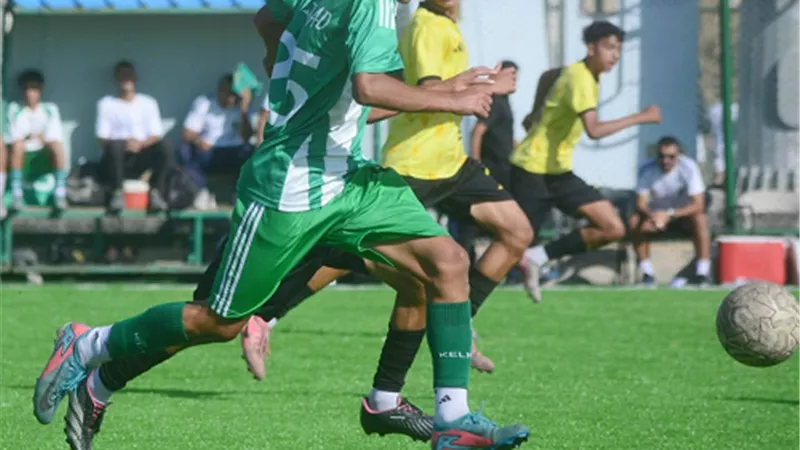 ناشئوا الاتحاد مواليد 2009 يفوزوا على كهرباء الاسماعيليه بثلاثية