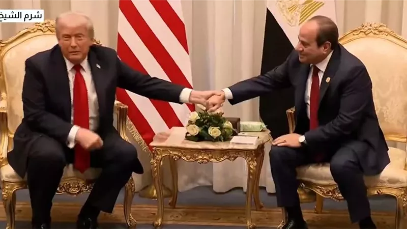 بالفيديو ترامب عن الرئيس السيسى: رجل جيد جدا وسنكون معه دوما