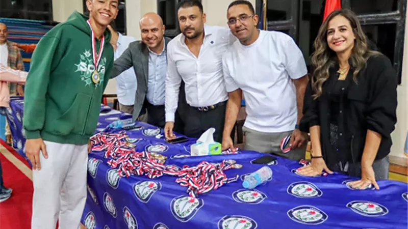 مجلس إدارة نادي سموحة يكرّم أبطال الكاراتيه