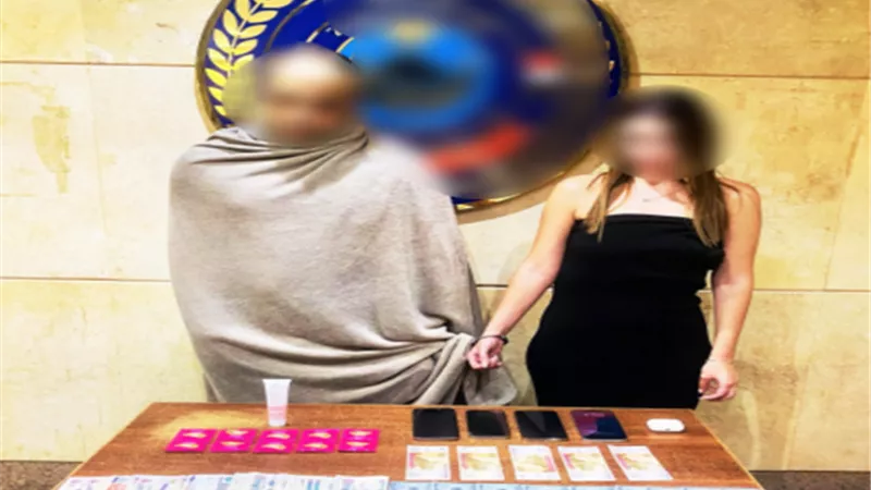 ضبط أجنبية تدير مسكنًها لممارسة الأعمال المنافية للآداب بالتجمع