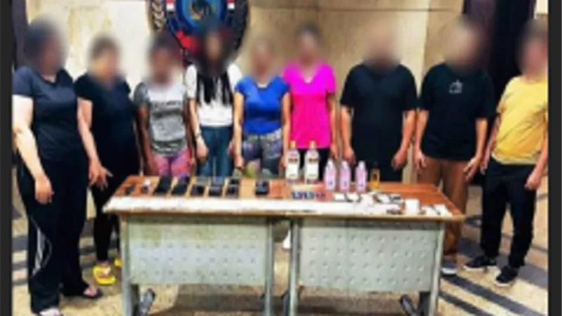 ضبط أجنبية تدير ناديا صحيا لممارسة الأعمال المنافية للٱداب