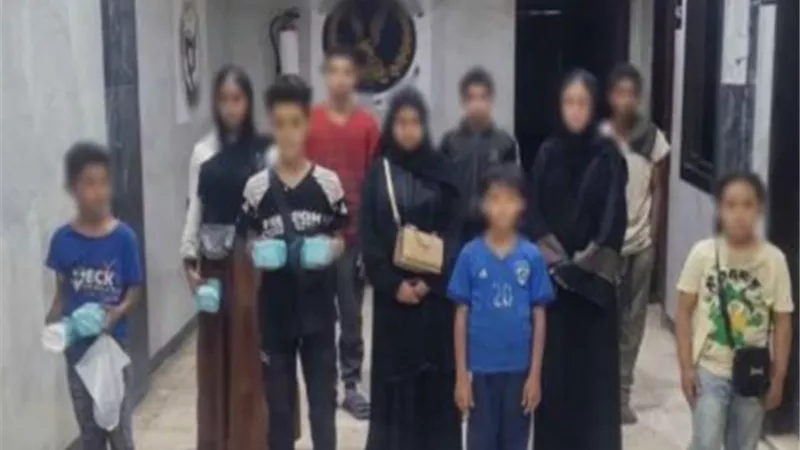 الداخلية تضبط رجل وسيدتين استغلوا الاطفال فى التسول