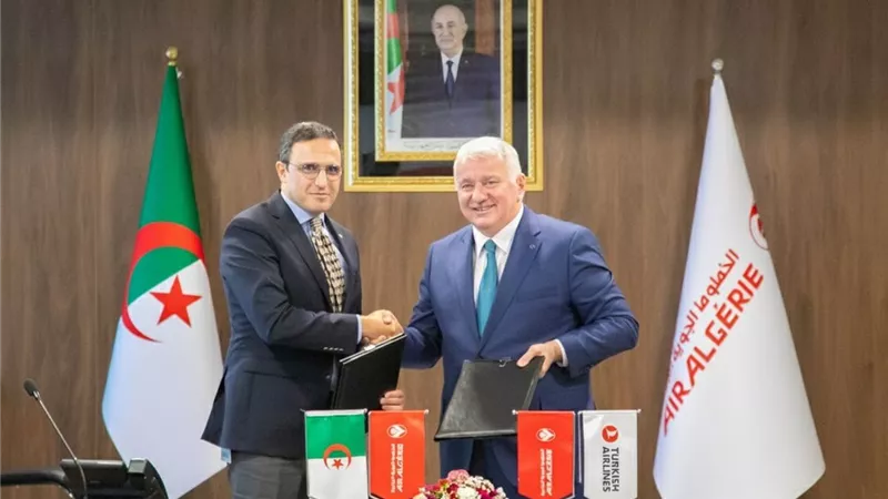 مذكرة تحديث المشاركة بالرمز بين الخطوط التركية و الجزائرية