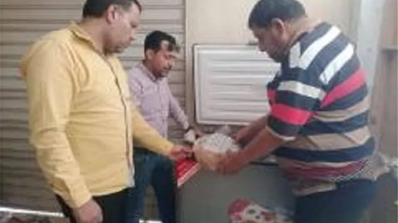 ضبط لحوم وأسماك غير صالحة للاستهلاك الادمى بكفرالشيخ