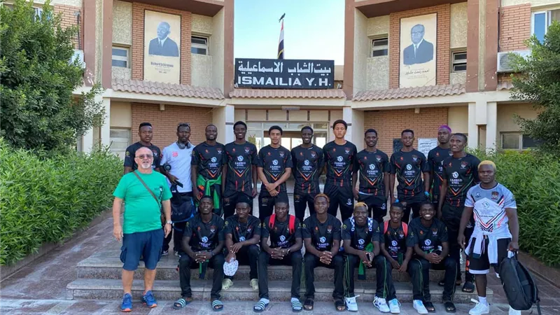 بيت شباب الإسماعيلية يستضيف منتخب زامبيا للهوكي