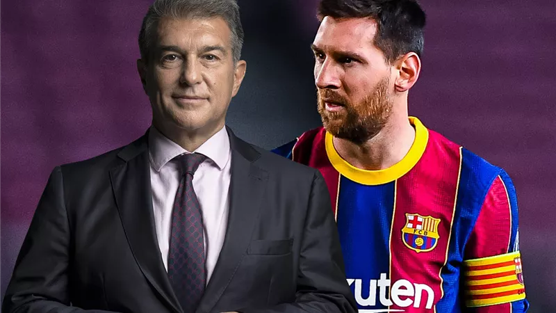 موعد تكريم ميسي في برشلونة.. لابورتا يكشف