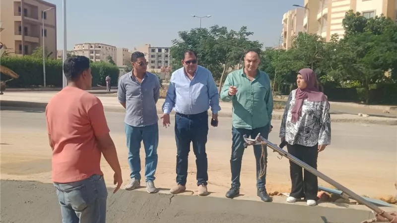رئيس جهاز الشروق يقود حملة تطوير جديدة بالمدينة