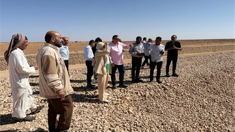 تسليم المدفن الصحى الآمن ببراني لخدمة أهالى مطروح