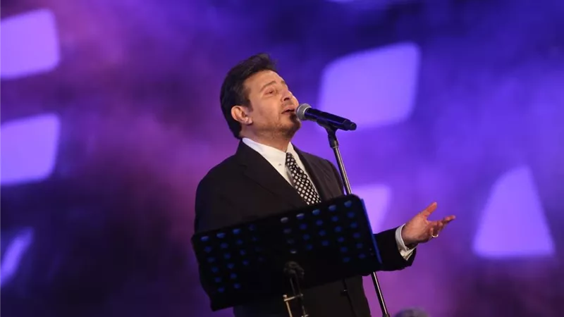 هانى شاكر يجمع جمهور الوطن العربى بحفل مهرجان الموسيقى العربية