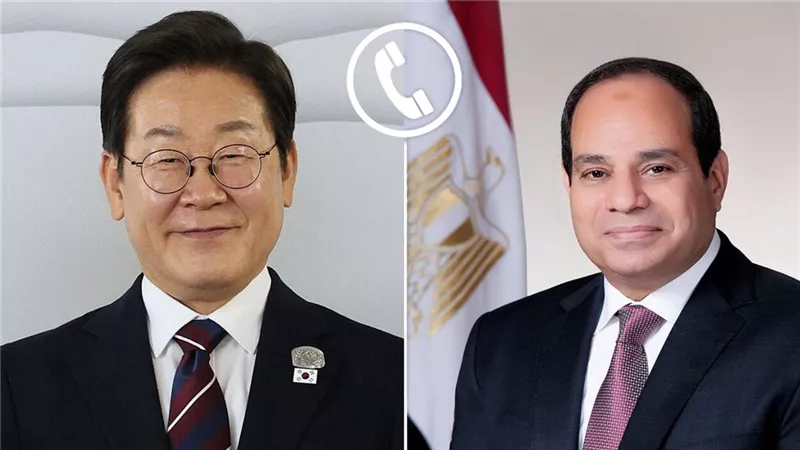 الرئيس الكوري يعرب عن تقديره لجهود الرئيس السيسي في تسوية الأزمات الإقليمية