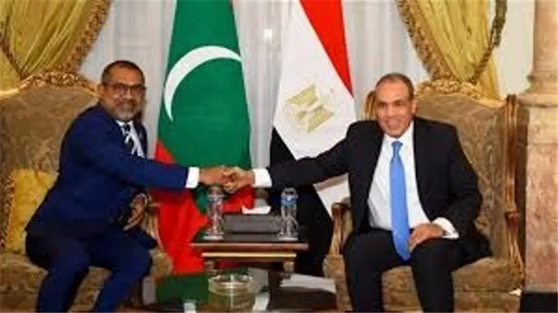 مشاورات سياسية بين وزيرى خارجية مصر والمالديف