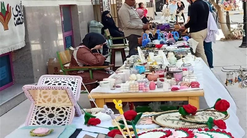 الشرقية تشارك بمعرض أيادي مصر بجامعة 6 أكتوبر