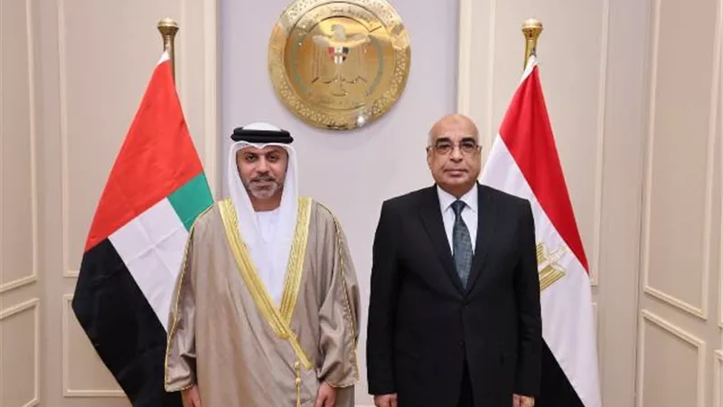 وزير العدل يستقبل سفير دولة الإمارات العربية المتحدة بالقاهرة