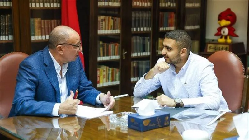 إبراهيم العامري: وجودي في قائمة الكابتن محمود الخطيب شرف كبير