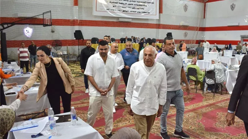 مجلس الزمالك يدلي بصوته في الجمعية العمومية