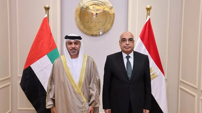 وزير العدل يستقبل سفير دولة الإمارات بالقاهرة