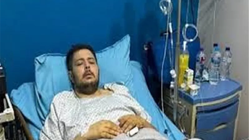 تطورات الحالة الصحية للفنان كريم سامي مغاورى