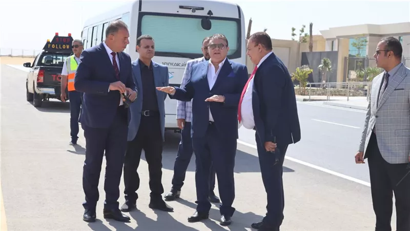 جولة تفقدية للجنة العليا للتفتيش الأمني والبيئي بمطارسفنكس الدولي