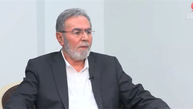 زياد النخالة: ملتزمون بوقف الحرب.. وأشكر مصر على جهودها