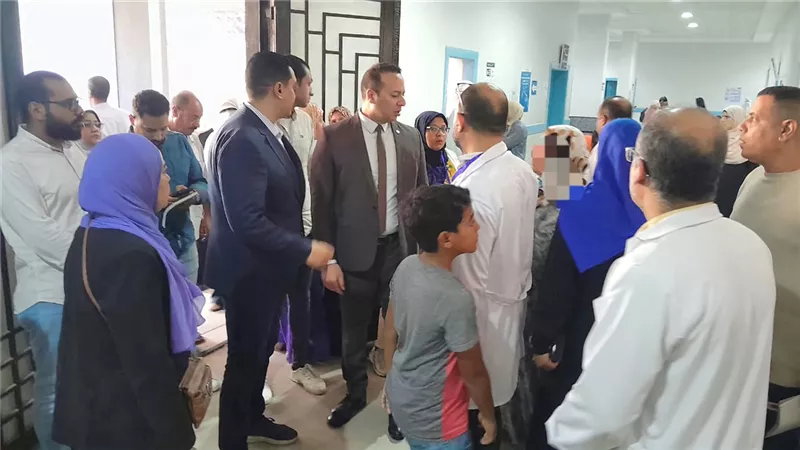 وكيل صحة البحيرة يتفقد مستشفى ايتاي البارود المركزي