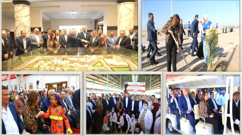تفاصيل زيارة وزيرة التنمية المحلية الي الوادي الجديد