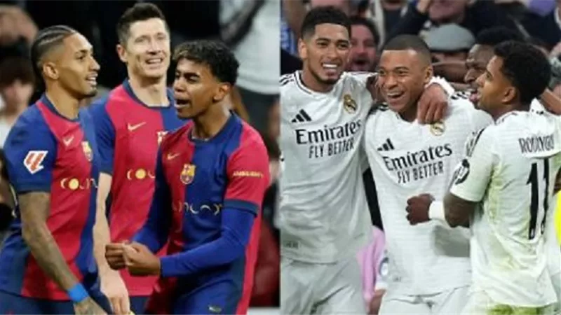 تشكيل ريال مدريد وبرشلونة فى ليلة الكلاسيكو.. موقف لامين ومبابي