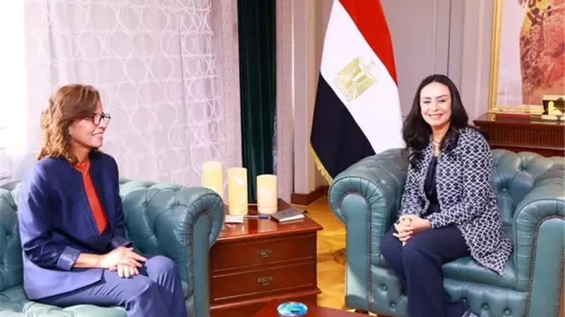 وزيرة التضامن تلتقي المدير التنفيذي للأكاديمية الوطنية للتدريب