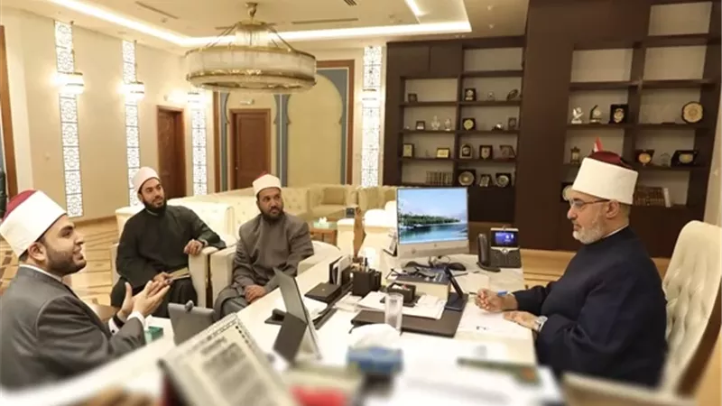 المفتي يجتمع بمديرمركزالإمام الليث لمناقشة انطلاق العمل بالمركز