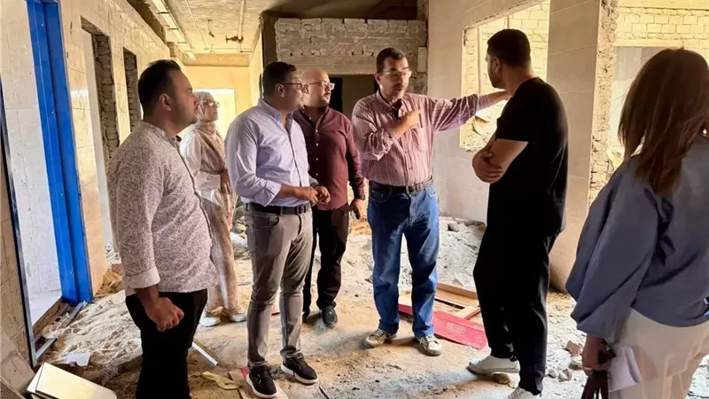 وكيل وزارة الصحة بالبحر الأحمر يتفقد وحدة الأشغال بمدينة سفاجا
