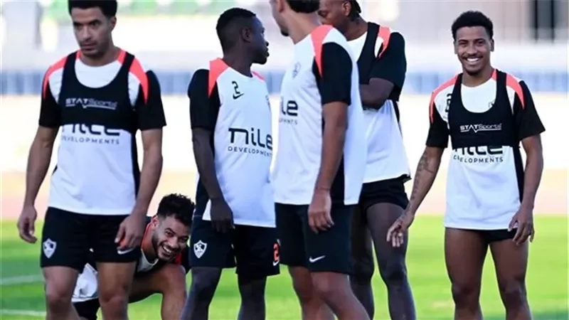 الزمالك يواصل تدريباته إستعداداً لمواجهة البنك الأهلي في الدوري