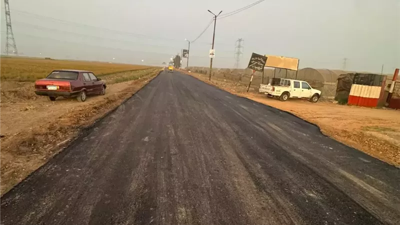 محافظ كفرالشيخ يعلن الانتهاء من أعمال رصف طريق محلة موسى