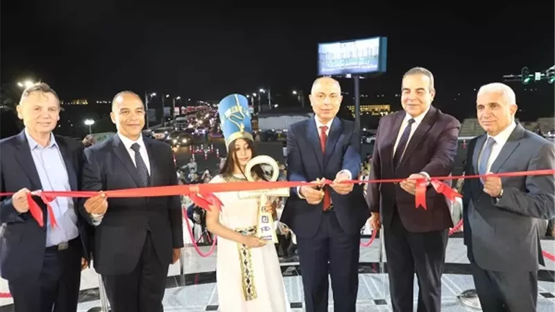 محافظ المنيا يفتتح ميدان النيل بعد تطوير شامل أعاد للمحافظة وجهها