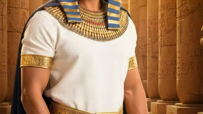 بالزى الفرعونى .. خالد سليم يروج لحفل إفتتاح المتحف المصري الكبير