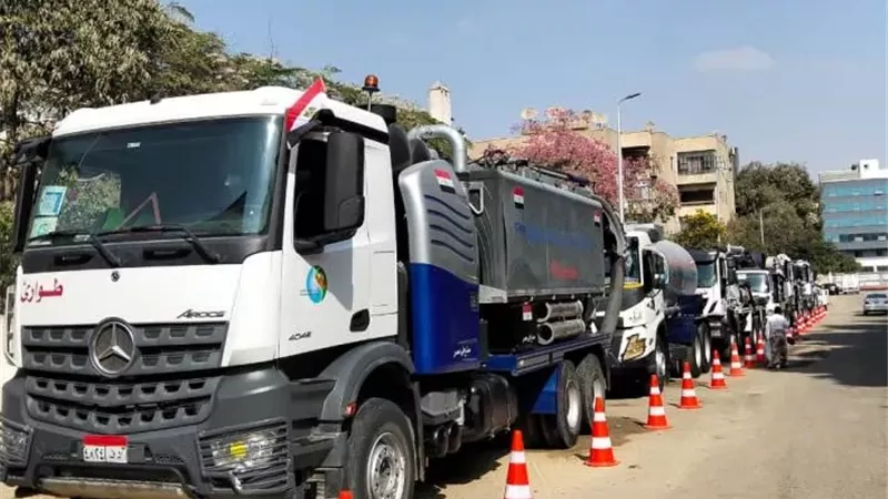 توفير خدمات مياه الشرب استعدادا لافتتاح المتحف المصري الكبير
