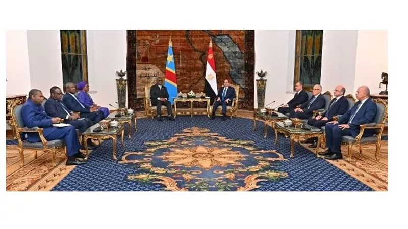 الرئيس السيسي يُؤكد دعم مصر الكامل لسيادة الكونغو الديمقراطية ووحدة وسلامة أراضيها