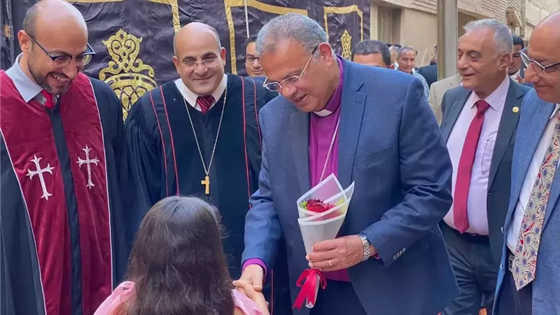 رئيس الطائفة الإنجيلية بمصر يشارك في حفل تنصيب القس توما فخري